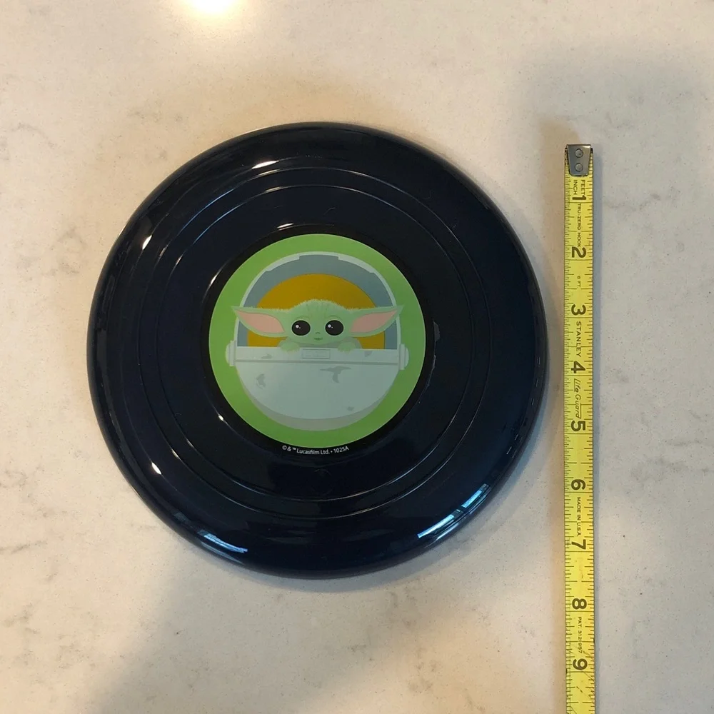 Star Wars Grogu Flying Disc - Black and Green